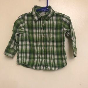 OLD NAVY toddler boys long sleeve button shirt